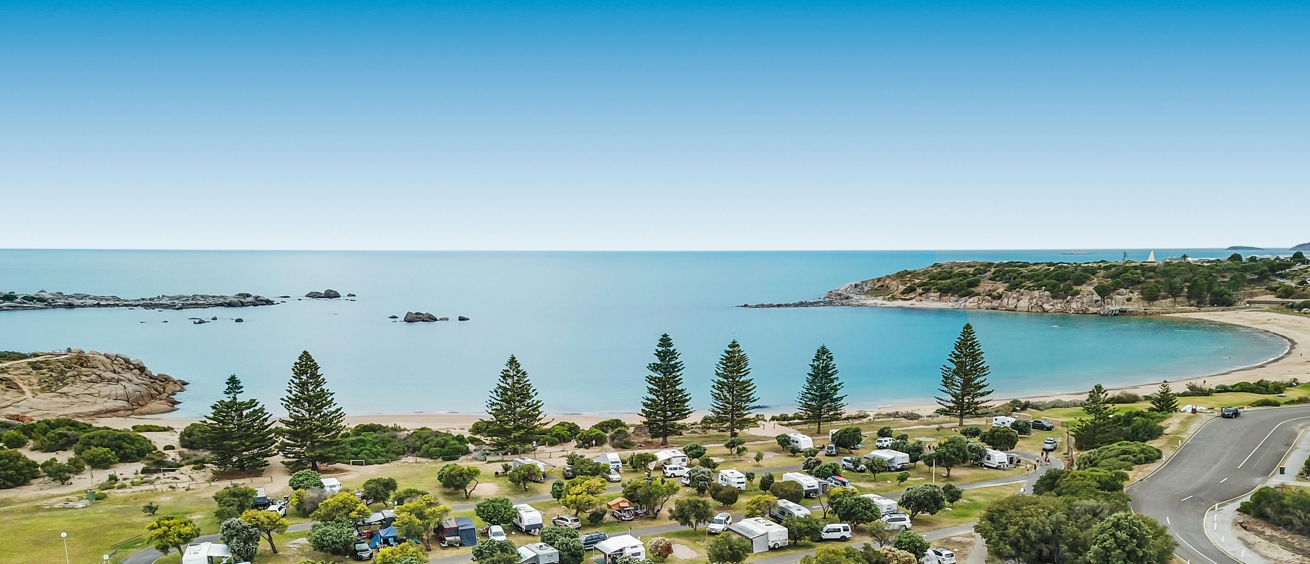 Beachfront Caravanning Camping Breeze Holiday Parks Port Elliot